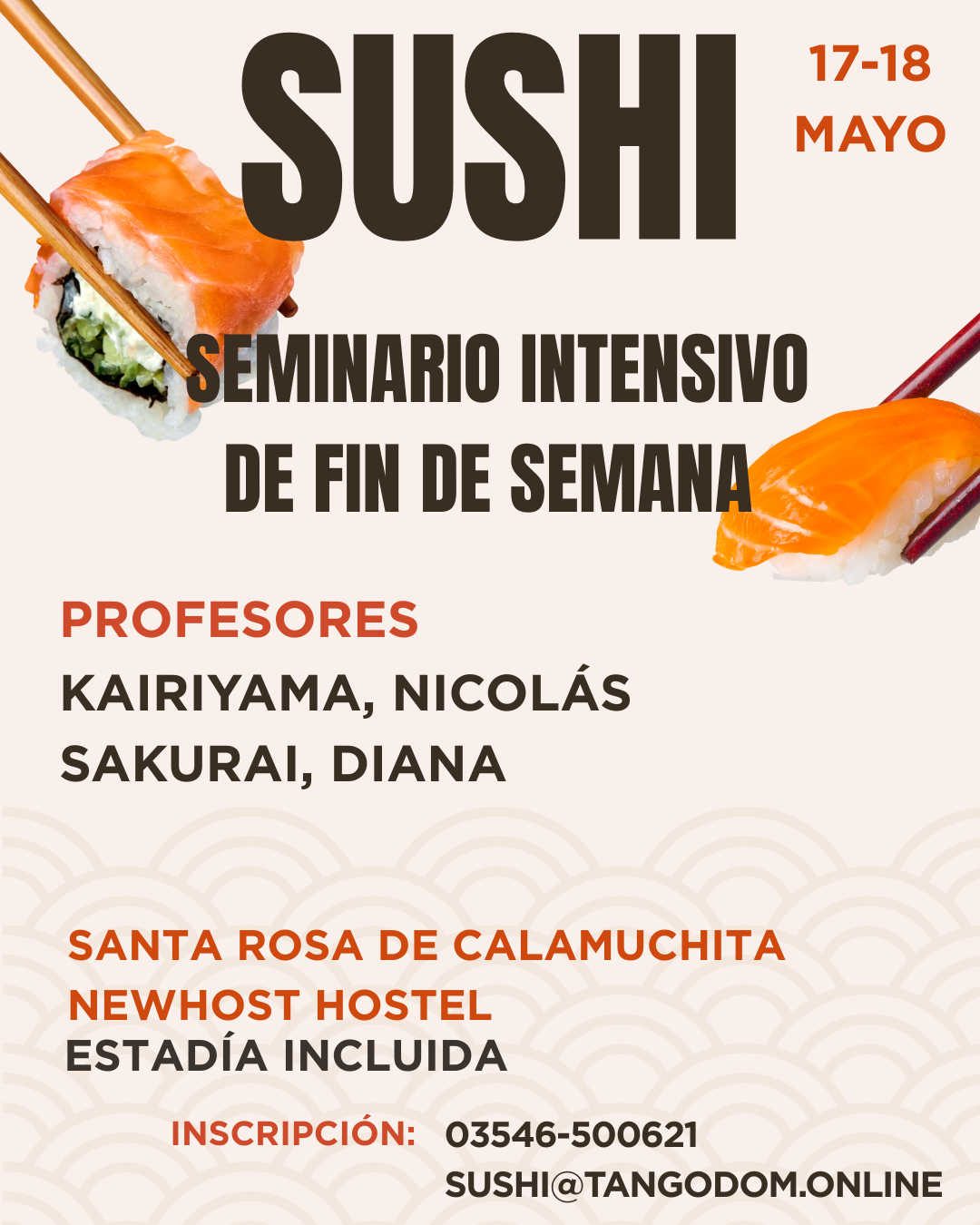SEMINARIO INTENSIVO DE SUSHI: